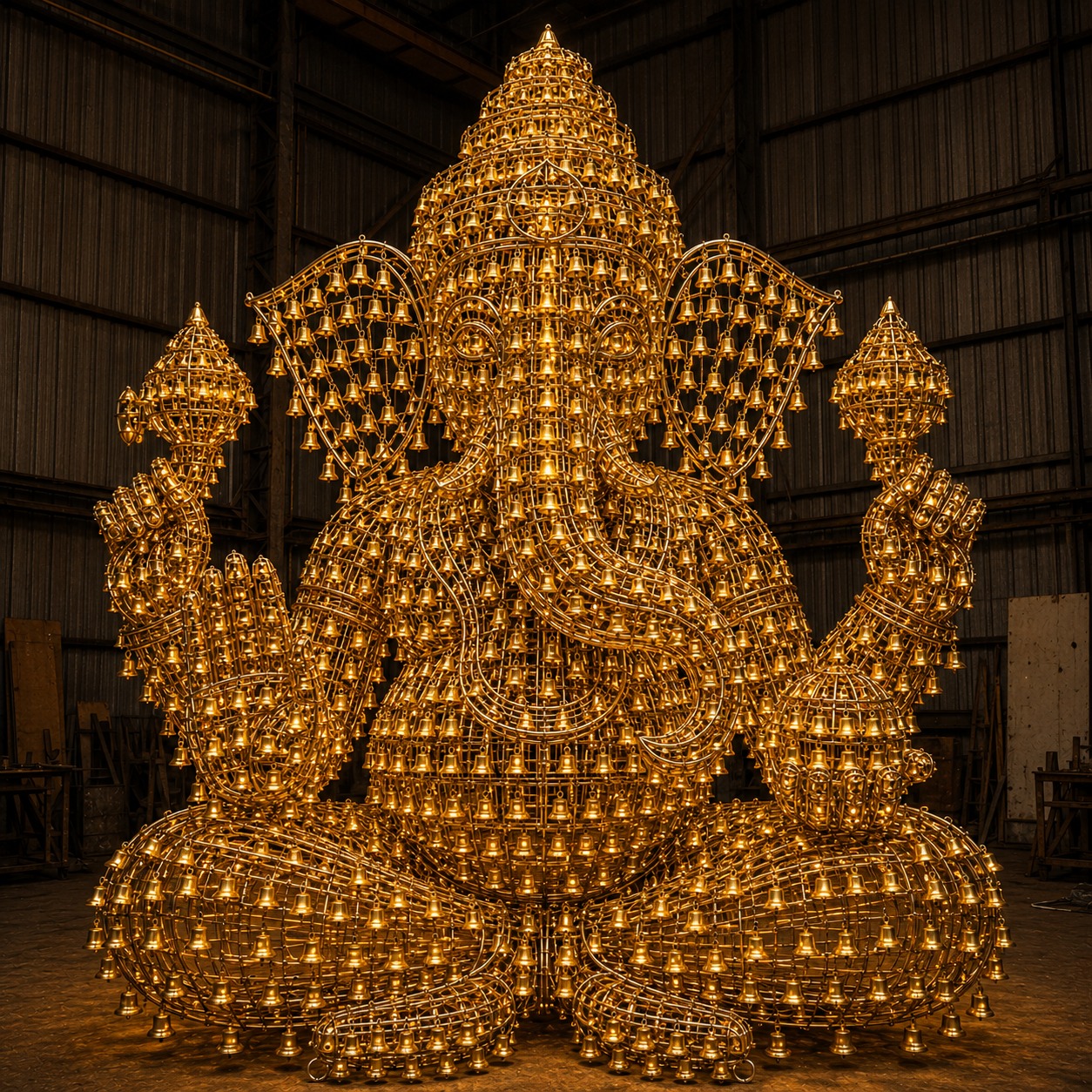 M5 Ecity Mall Unveils a Naad Ganesha Crafted with 2,000+ Brass Bells, Bringing the Sound of Blessings to Bengaluru